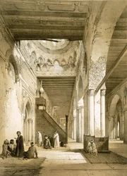 Interno della Maqsourah nella moschea del IX secolo di Ahmed Ibn-Touloun, Il Cairo